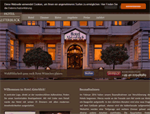 Tablet Screenshot of hotel-alsterblick.de
